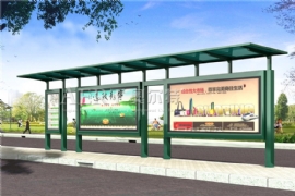 公交候車亭設計體現了城市文明的進程