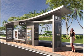 海南高端智能公交候車亭發貨案例