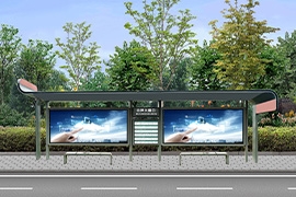 湖北宜昌公交候車亭發貨案例